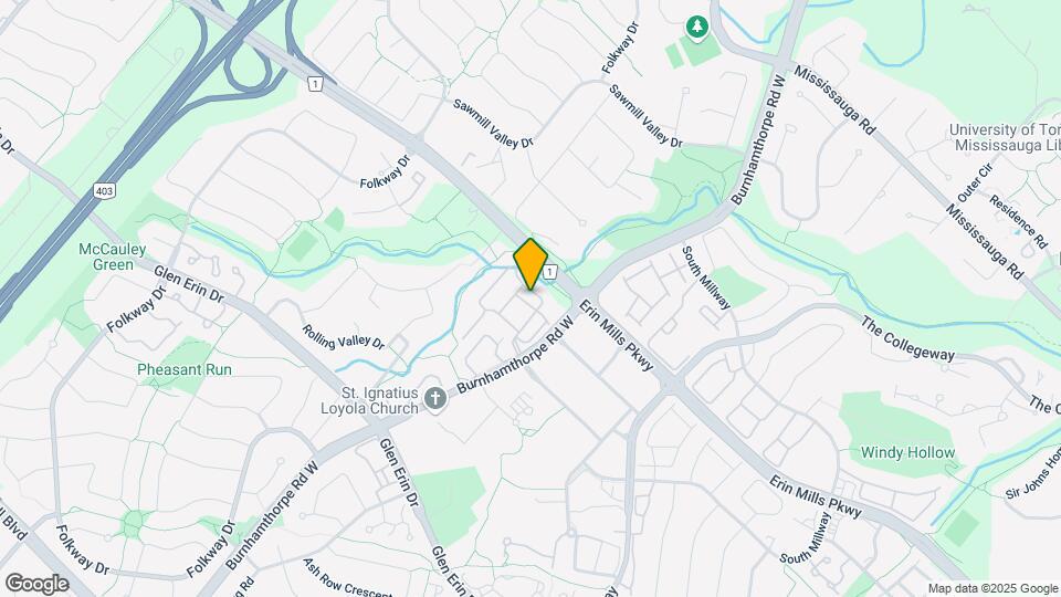 2155 Burnhamthorpe Rd W, Unit 701 Map and Location Details