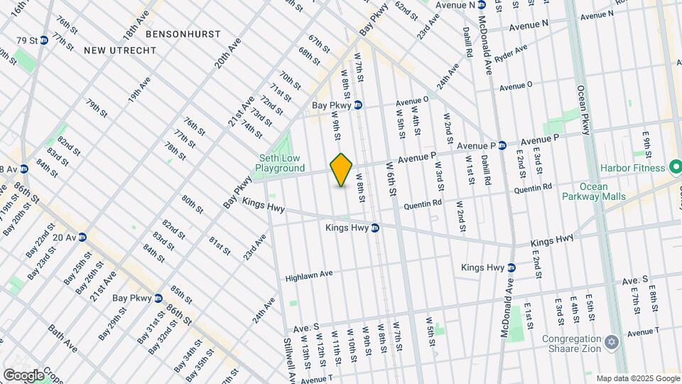 1642 W 9th St Map and Location Details
