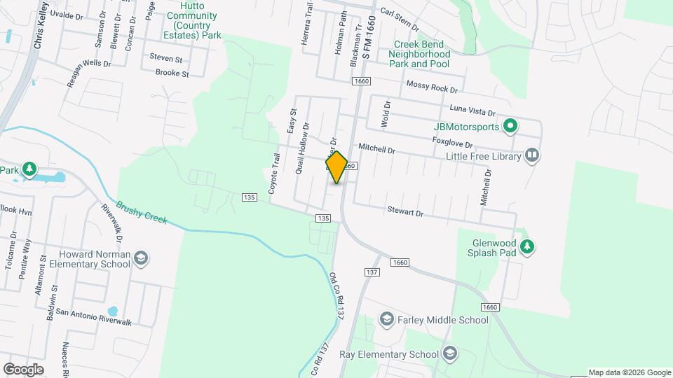 105 Lucy Cove Mapa y Detalles de la Ubicación