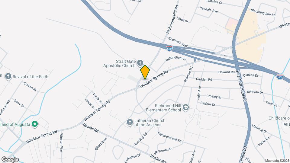 2239 Windsor Spring Rd Map and Location Details