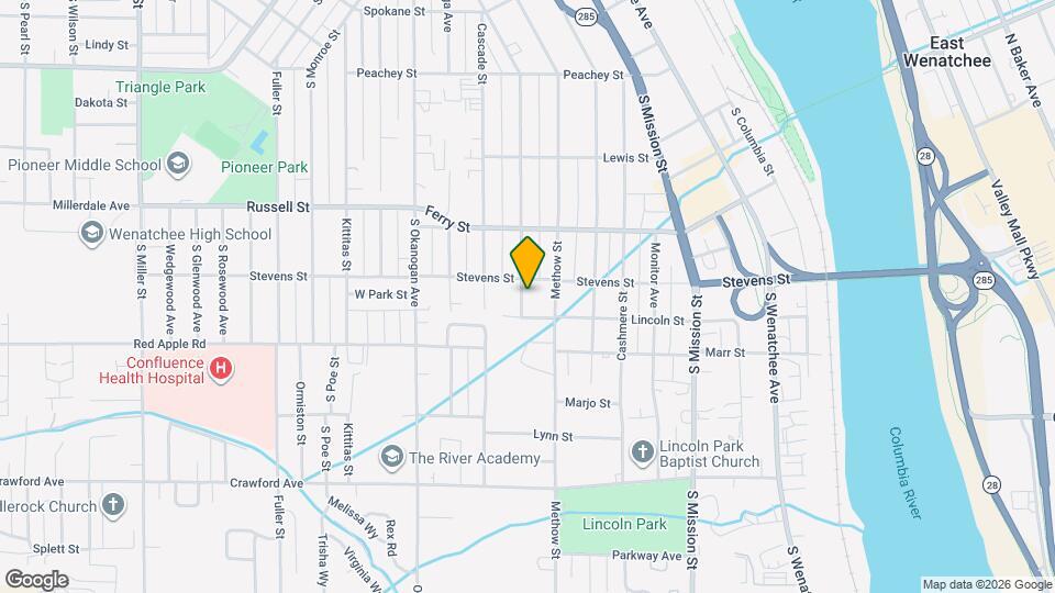 1007 S Walker Ave Map and Location Details