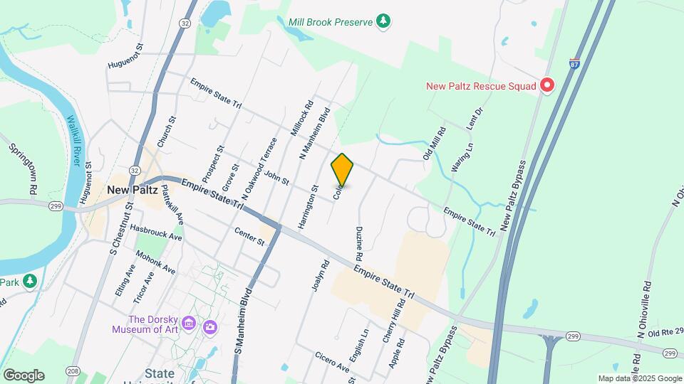 New Paltz Gardens Apartments Map and Location Details