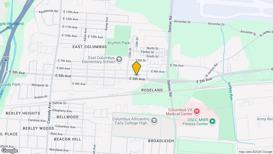 3176 E 5th Ave, Unit 3176 Map and Location Details