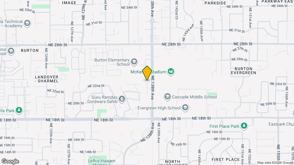 2222 NE 137th Ct Map and Location Details