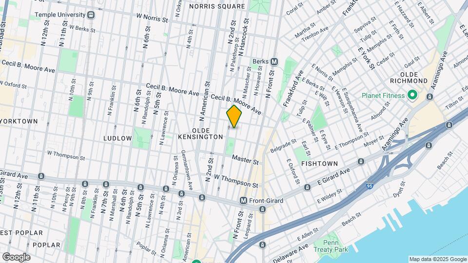 1508 N Mascher St Map and Location Details