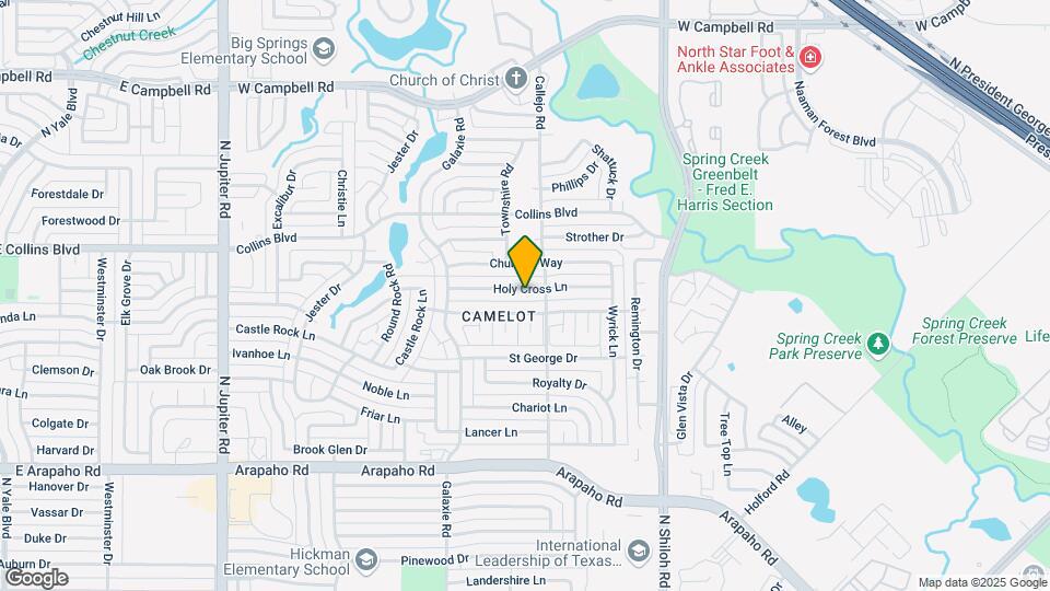 2814 Holy Cross Ln Map and Location Details