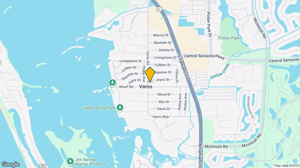 8741 Vamo Rd Map and Location Details