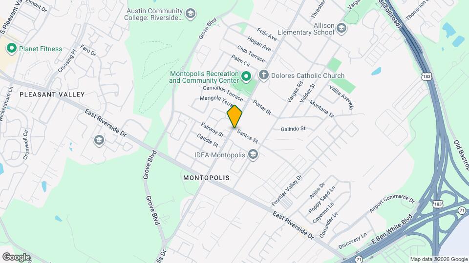 6301 Santos St Map and Location Details