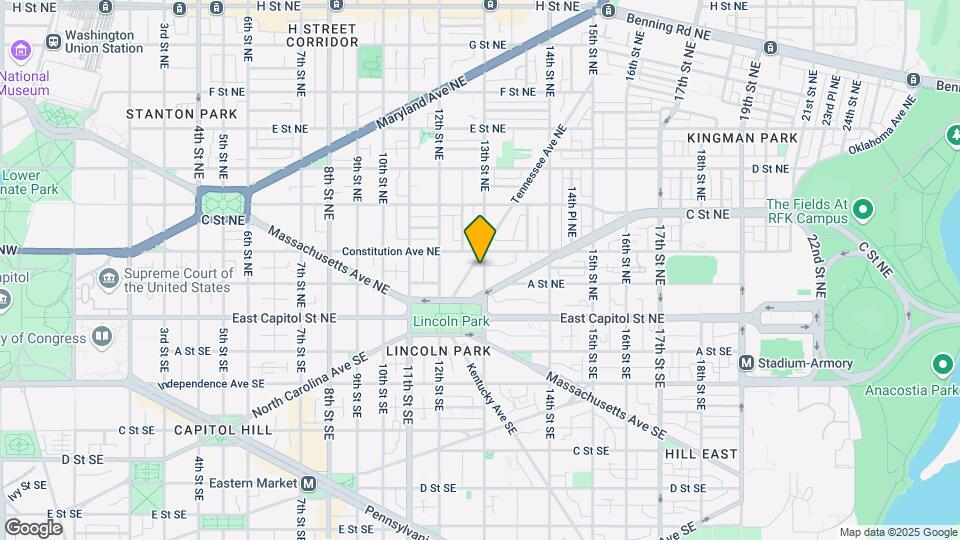 122 13th St NE, Unit B Map and Location Details