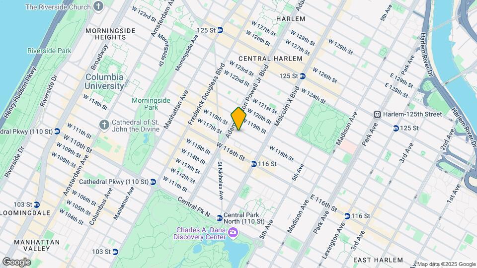 152 W 118th St Map and Location Details