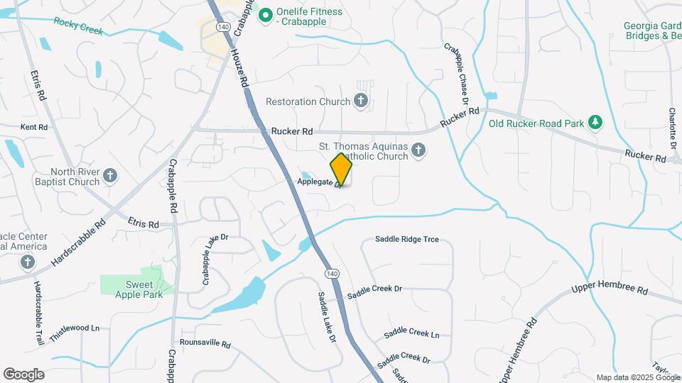 1008 Applegate Dr Map and Location Details
