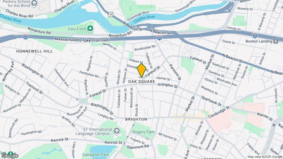 233 Faneuil St, Unit 2 Map and Location Details