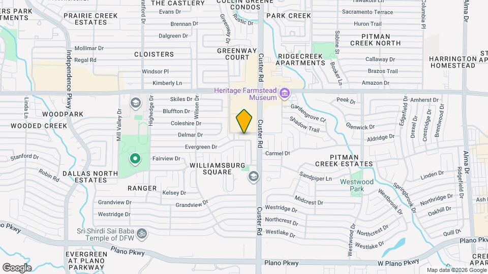 2113 Evergreen Dr Mapa y Detalles de la Ubicación