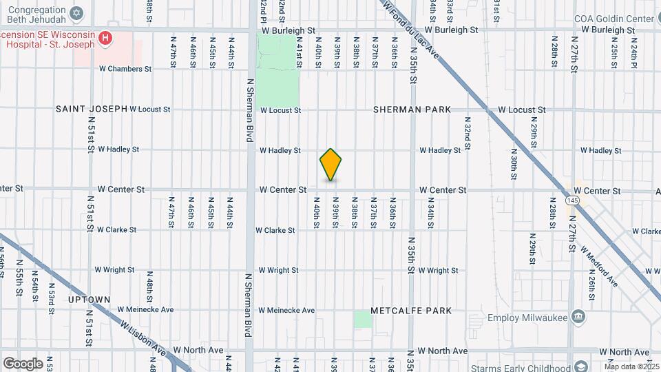 2703 N 39th St Map and Location Details