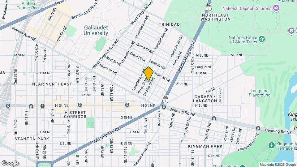 1222 Staples St Ne Map and Location Details