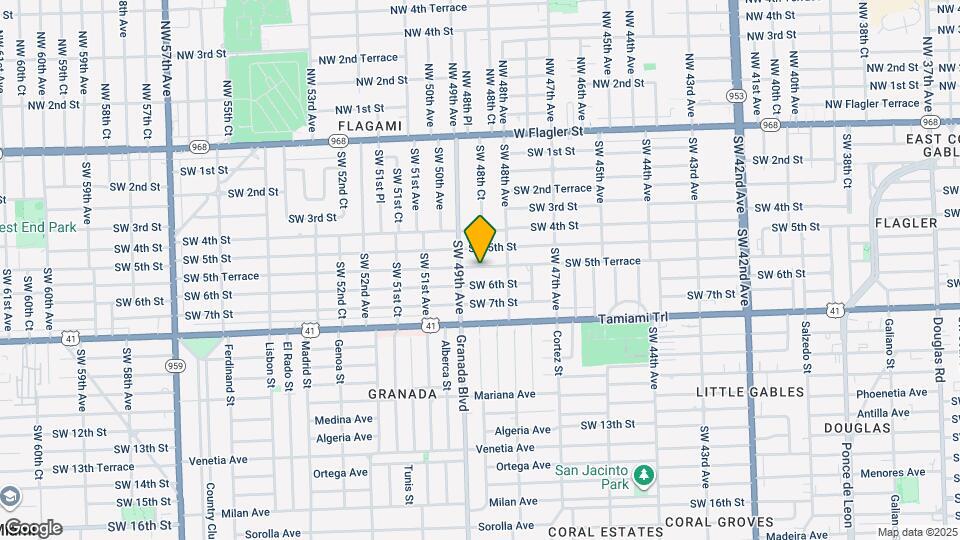 4850 SW 5th Terrace Map and Location Details