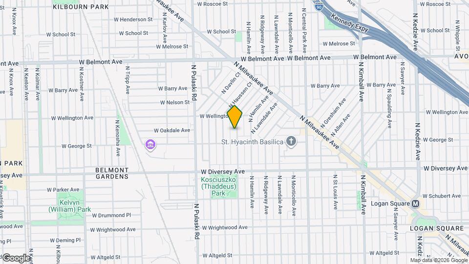2926 N Avers Ave Map and Location Details