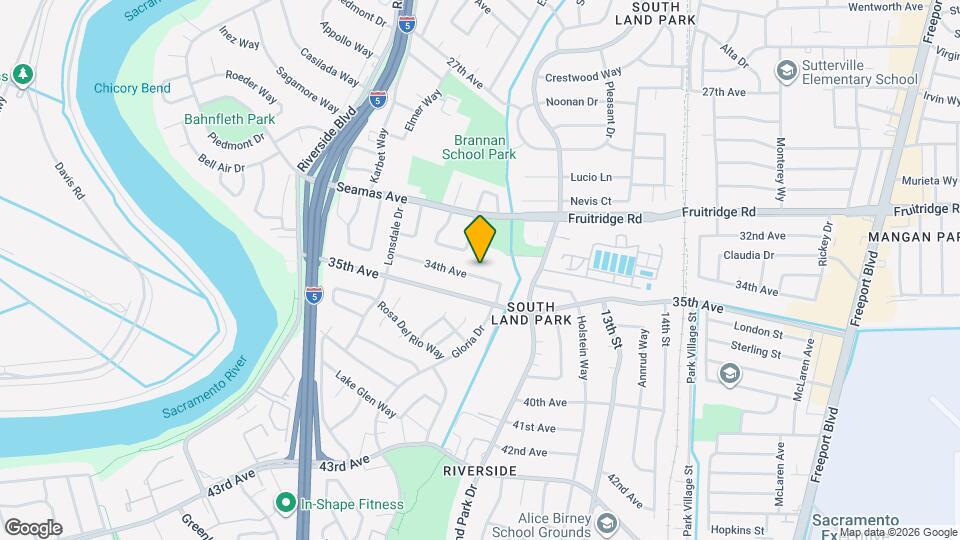 1161 34th Ave Map and Location Details