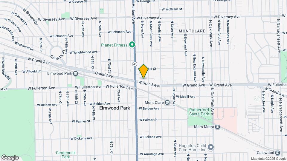 7162 W Grand Ave Map and Location Details