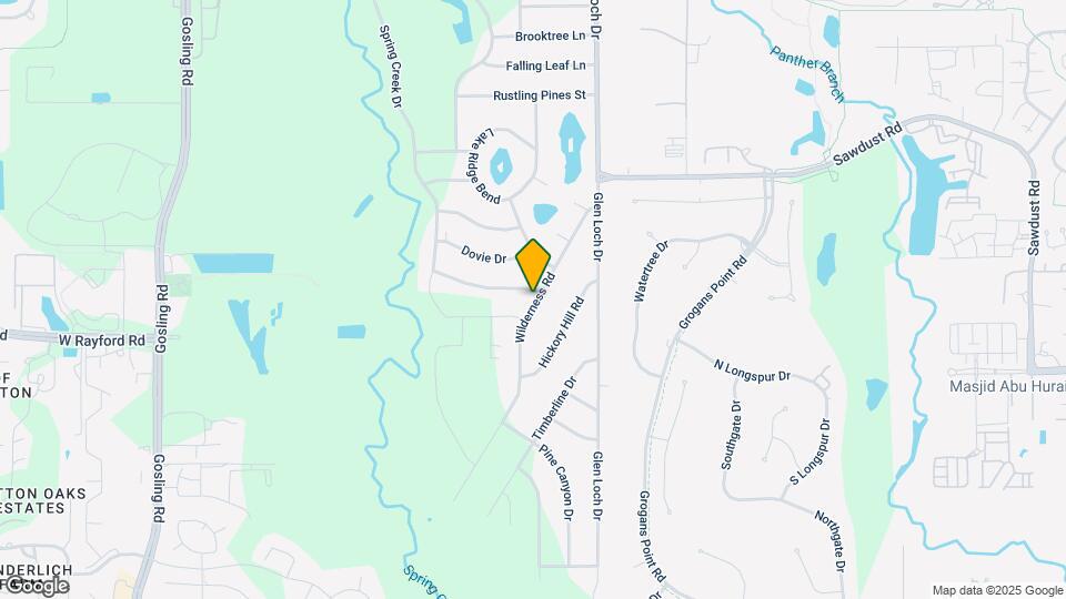 3303 Roaming Woods Ln Map and Location Details
