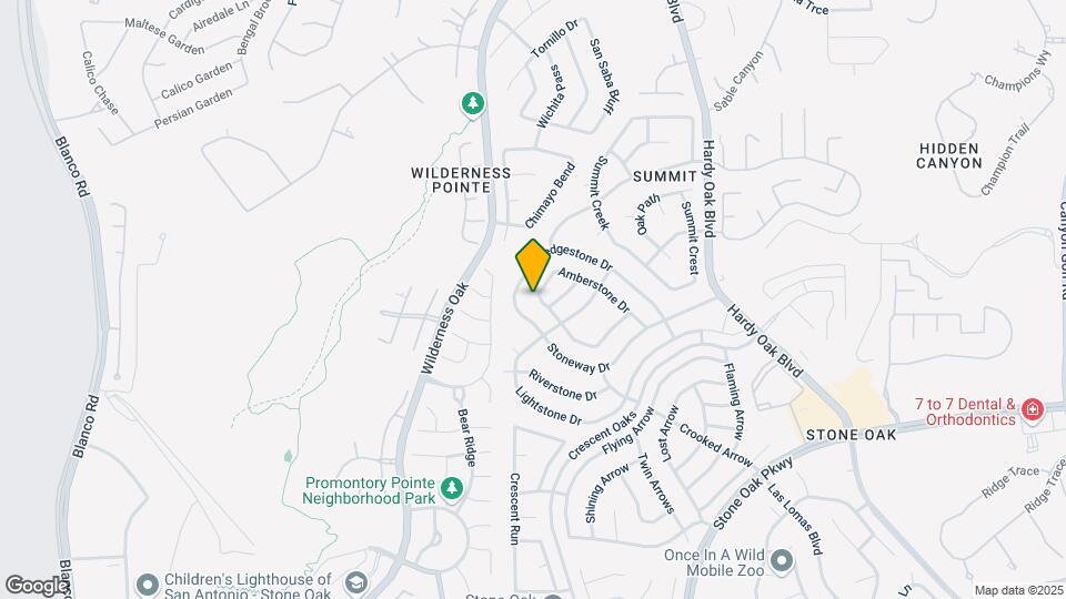 822 Amberstone Dr Map and Location Details