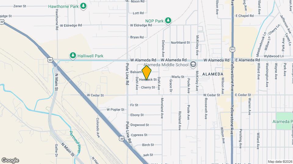 751 Hemlock St Map and Location Details