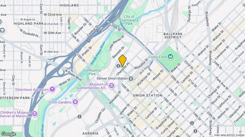 1701 Chestnut Pl Map and Location Details