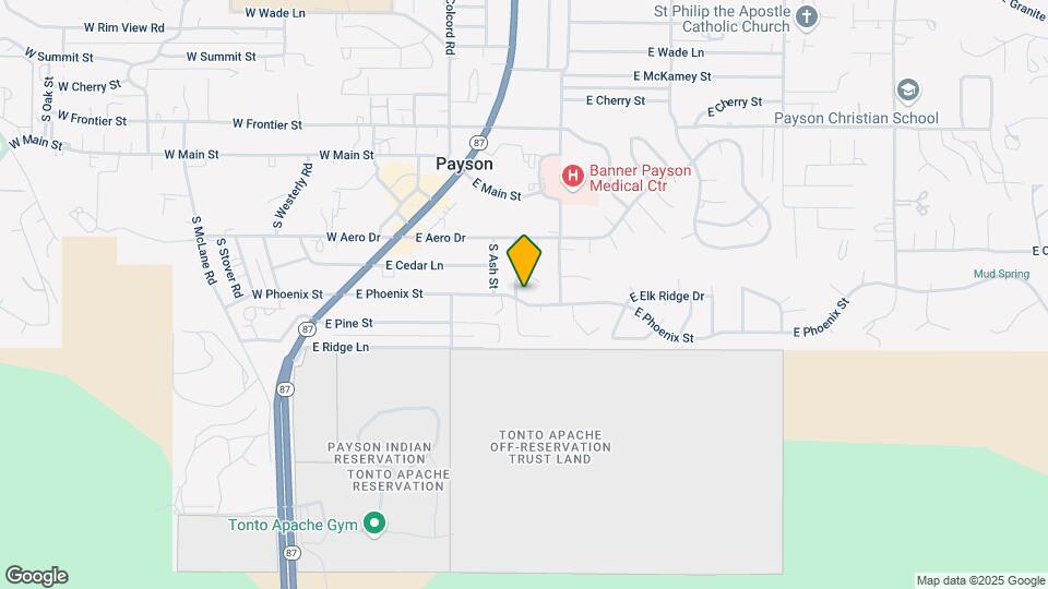400 E Phoenix St Mapa y Detalles de la Ubicación
