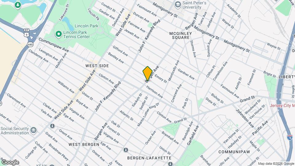 540 Bergen Ave, Unit E6 Mapa y Detalles de la Ubicación