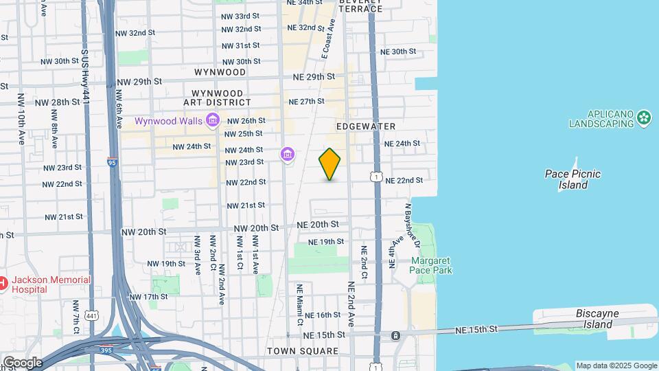 128 NE 22nd St Map and Location Details