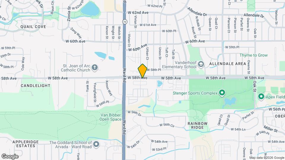 12181 W 57th Dr Map and Location Details