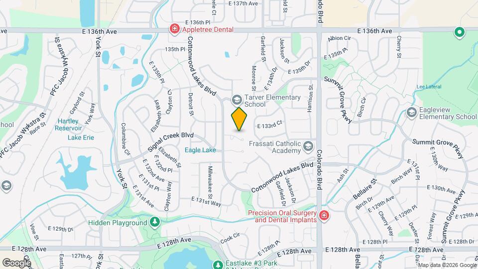 3165 E 134th Cir Map and Location Details