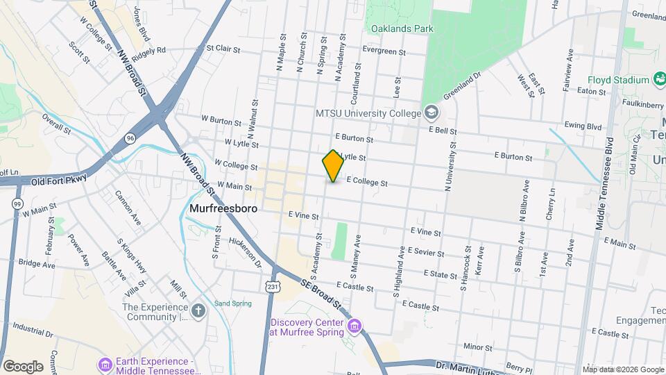 315 E Clark Blvd Map and Location Details