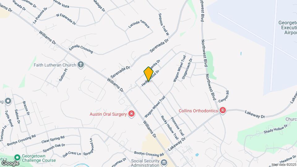 400 Hedgewood Dr Map and Location Details
