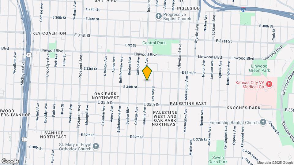 3339 Indiana Ave-Unit -3339 Unit B Map and Location Details