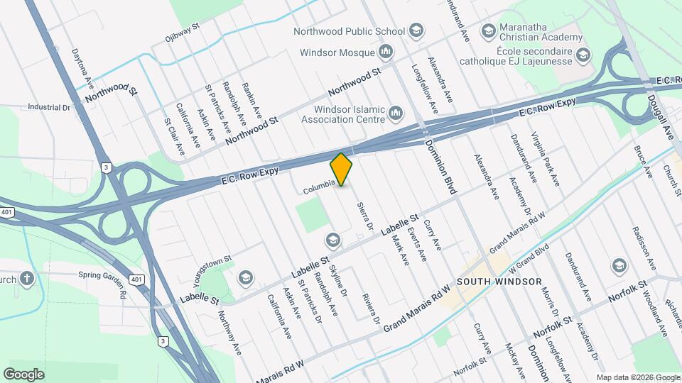 2688 Jamaica Crescent Map and Location Details