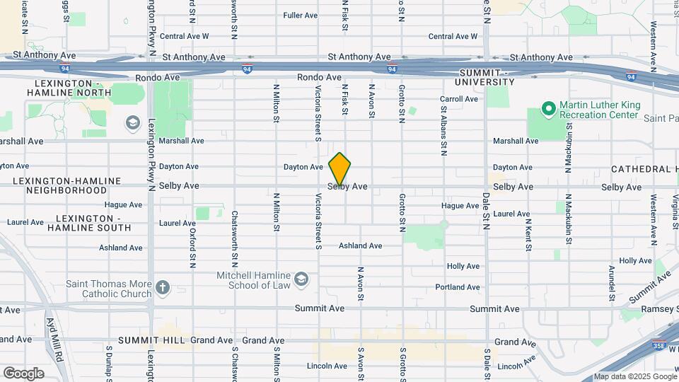 826 Selby Ave Map and Location Details