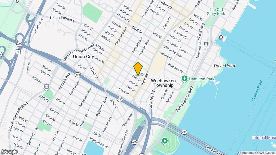 116 36th St Map and Location Details