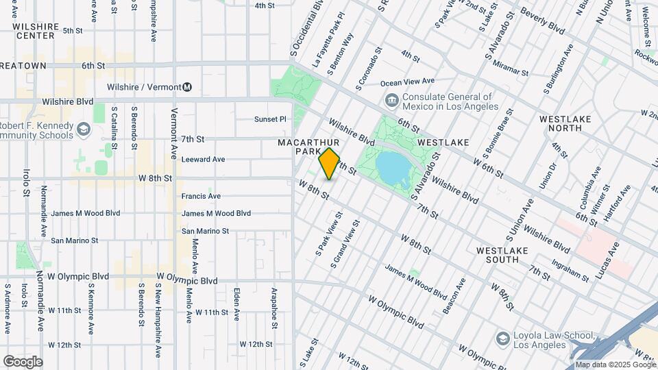 743 S Carondelet St Map and Location Details