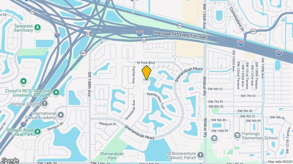 621 Lakeshore Terrace Map and Location Details