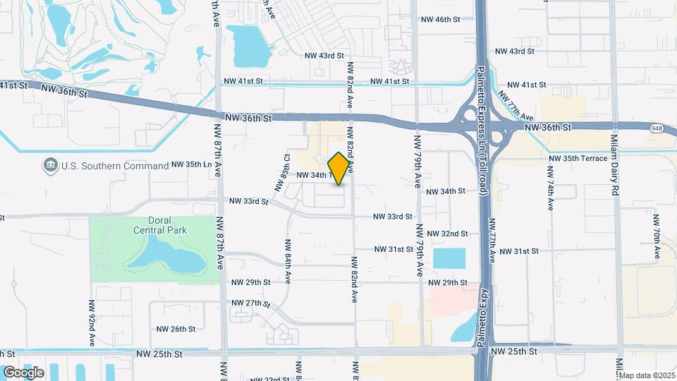 8225 NW 34th St Map and Location Details