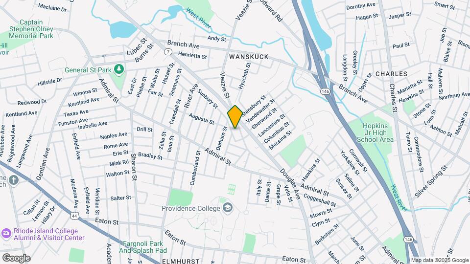 25 Sunbury St Map and Location Details