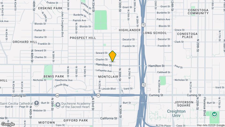 1407 N 31st St Map and Location Details