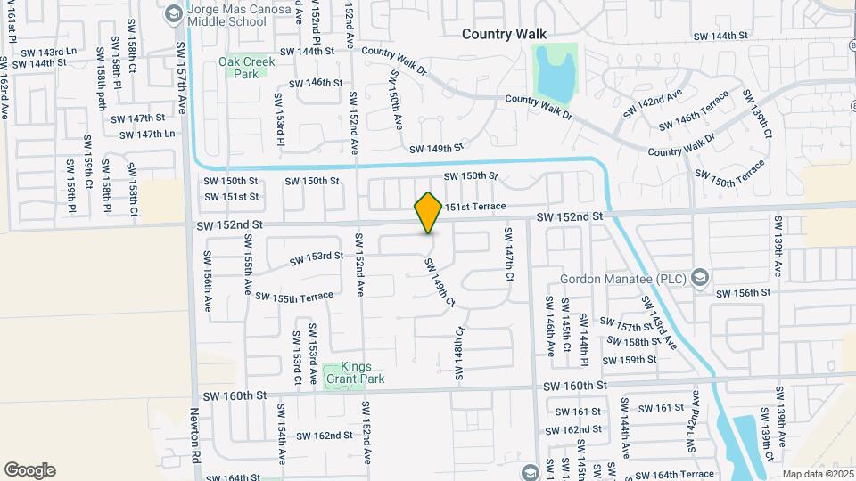 14930 SW 152nd Terrace Map and Location Details
