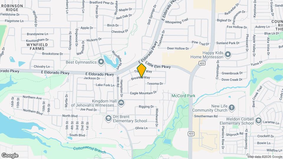 2320 Breanna Way Map and Location Details