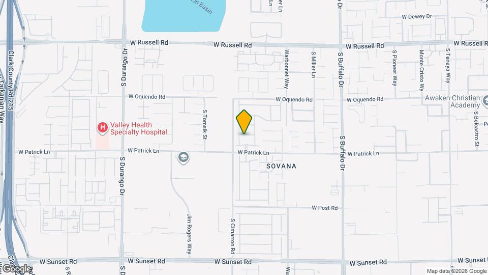 8171 Calpena Ave Map and Location Details