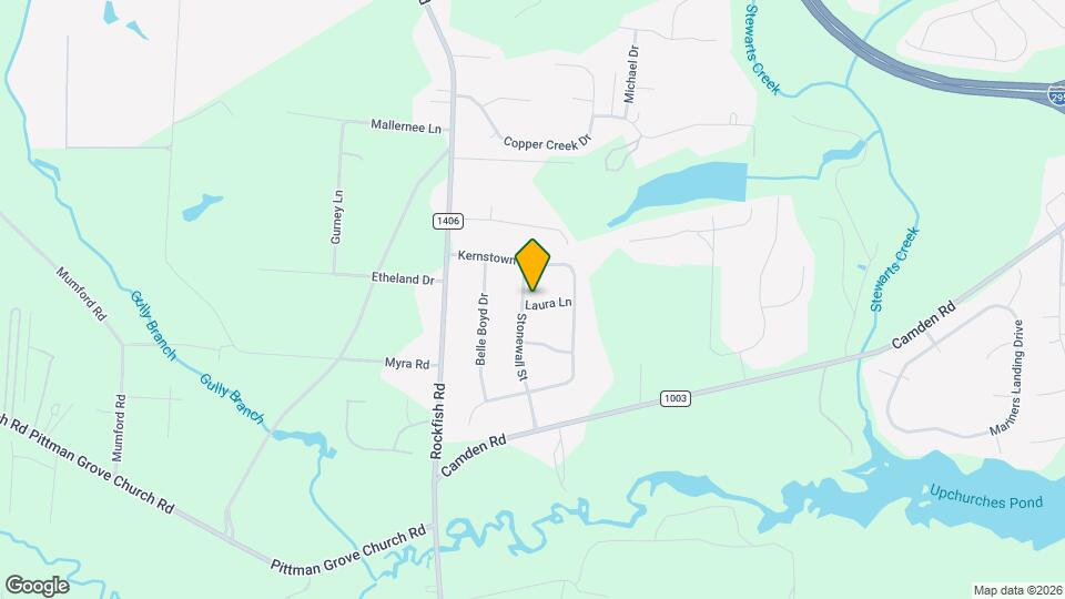 109 Stonewall St Map and Location Details