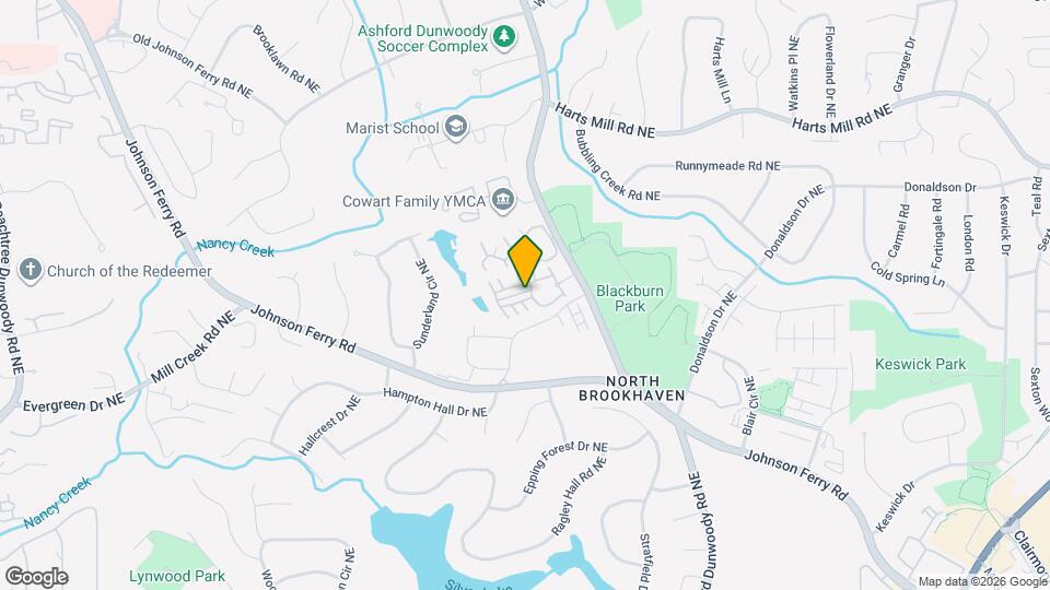 1284 Ashford Creek Way NE Map and Location Details