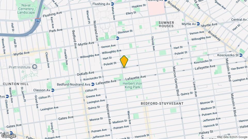 671 Marcy Ave-Unit -1 Map and Location Details