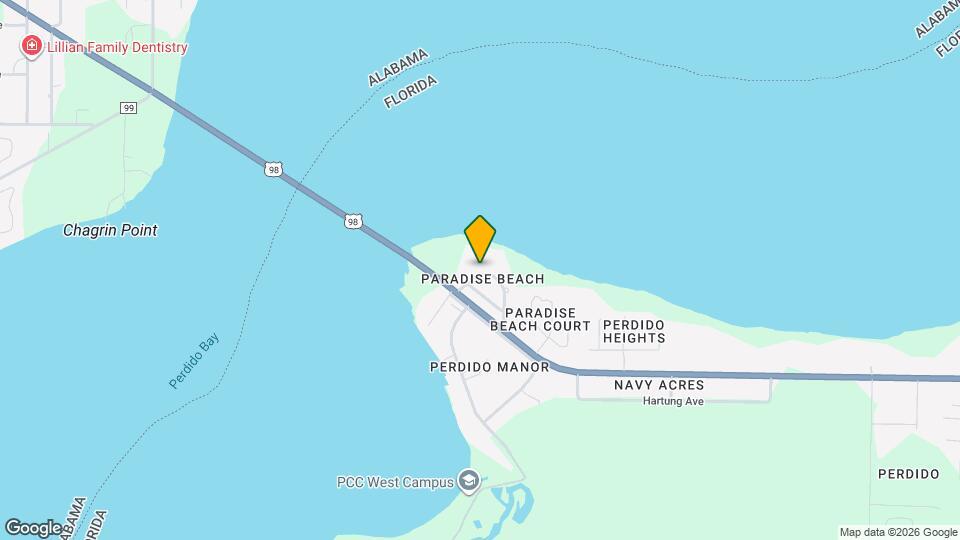 890 Paradise Beach Cir Map and Location Details